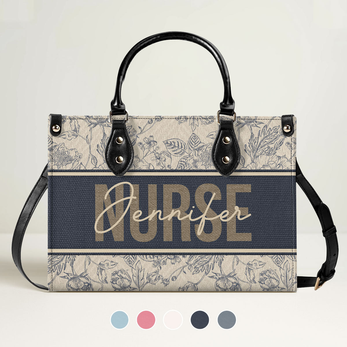 Right Nurse - Personalized Custom Leather Handbag