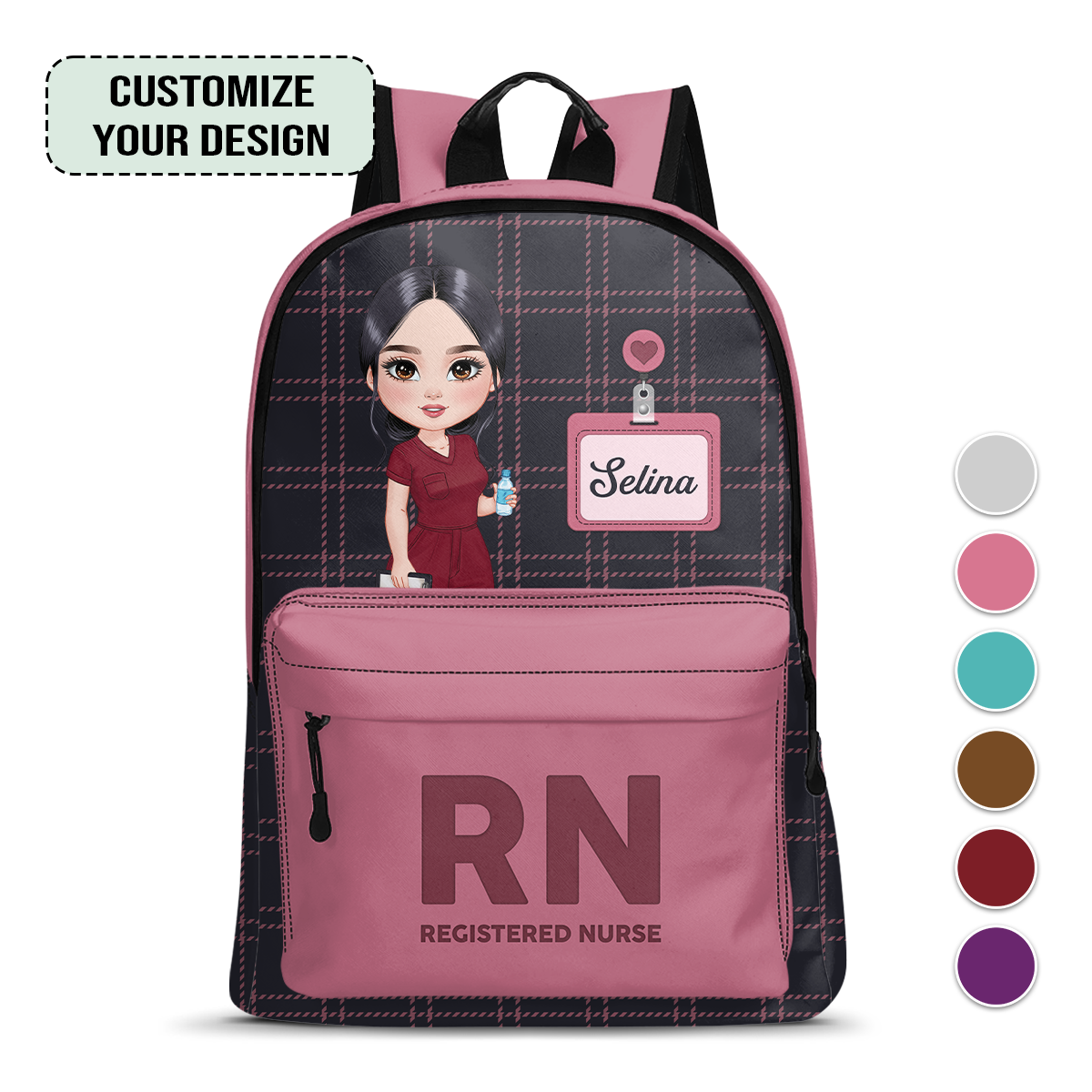 Amazing Nurse Life - Personalized Backpack