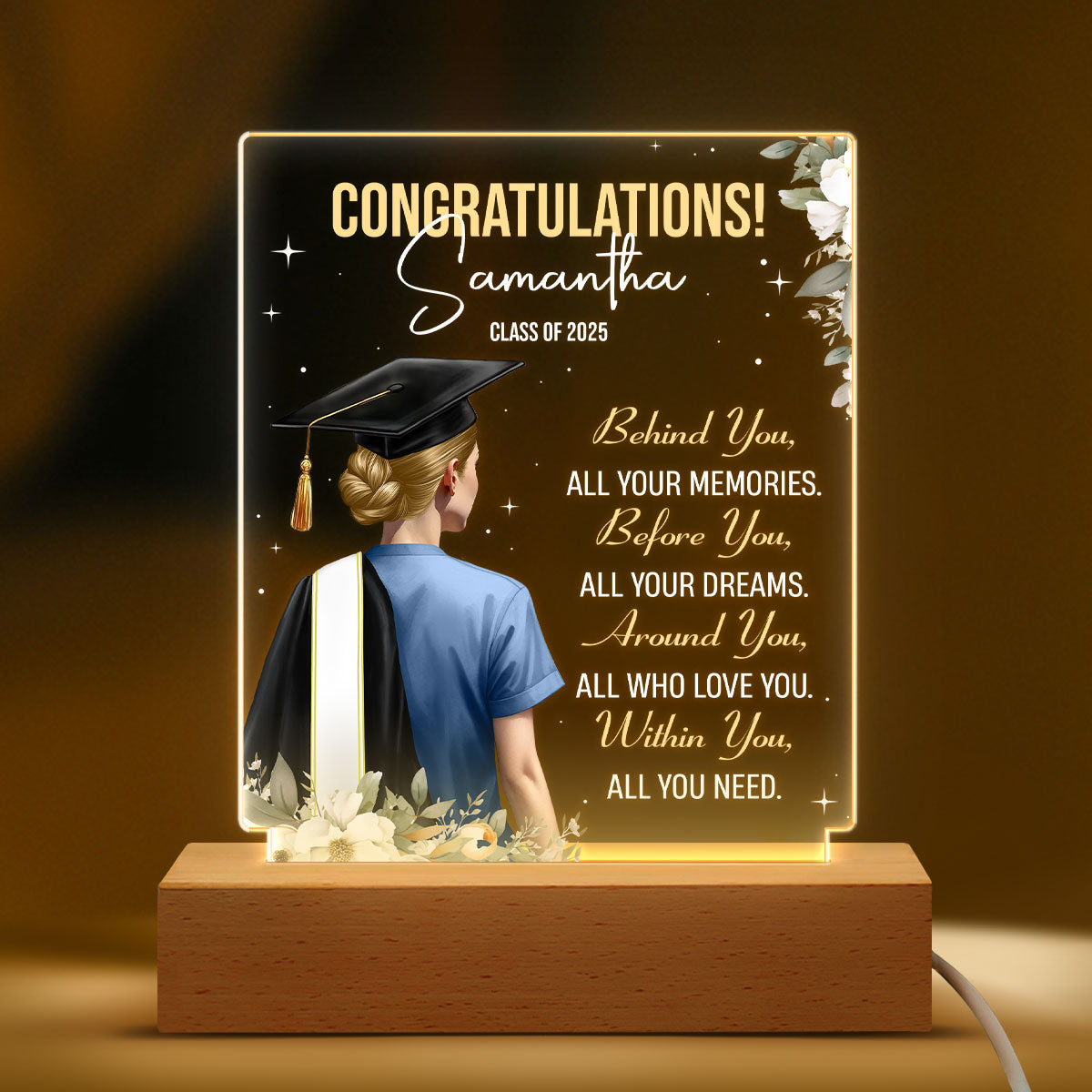 Sparkle Nursing Graduation - Personalized LED Light - NURSING GRADUATION