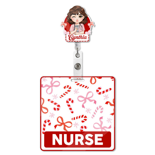 Nurse Holiday - Personalized Nurse Badge Reel & Buddy Set