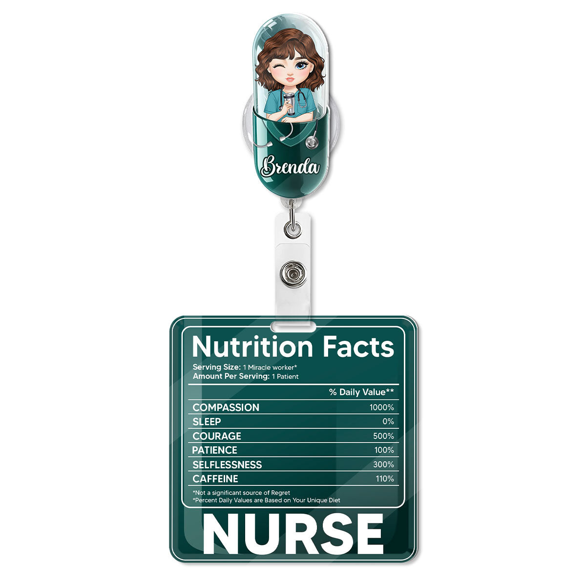 Nurse Pills - Personalized Nurse Badge Reel & Buddy Set