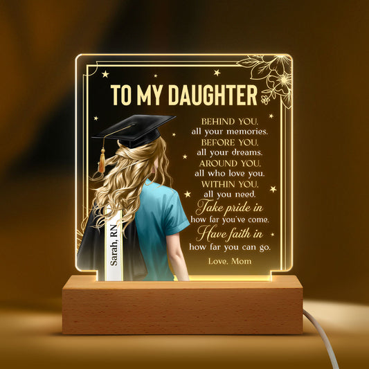 Dear Nurse - Personalized LED Light - Nurse Graduation gift