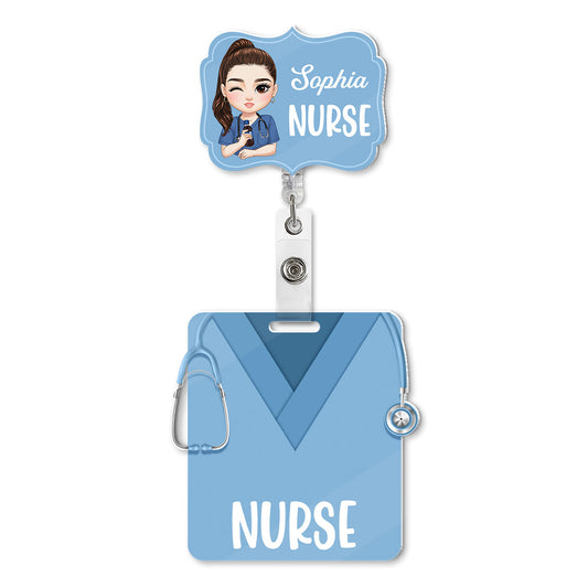 To Be A Nurse - Personalized Nurse Badge Reel & Buddy Set