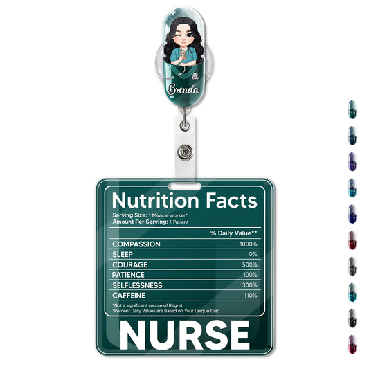 Nurse Pills - Personalized Nurse Badge Reel & Buddy Set
