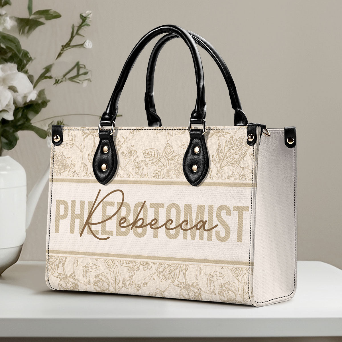 Right Nurse - Personalized Custom Leather Handbag