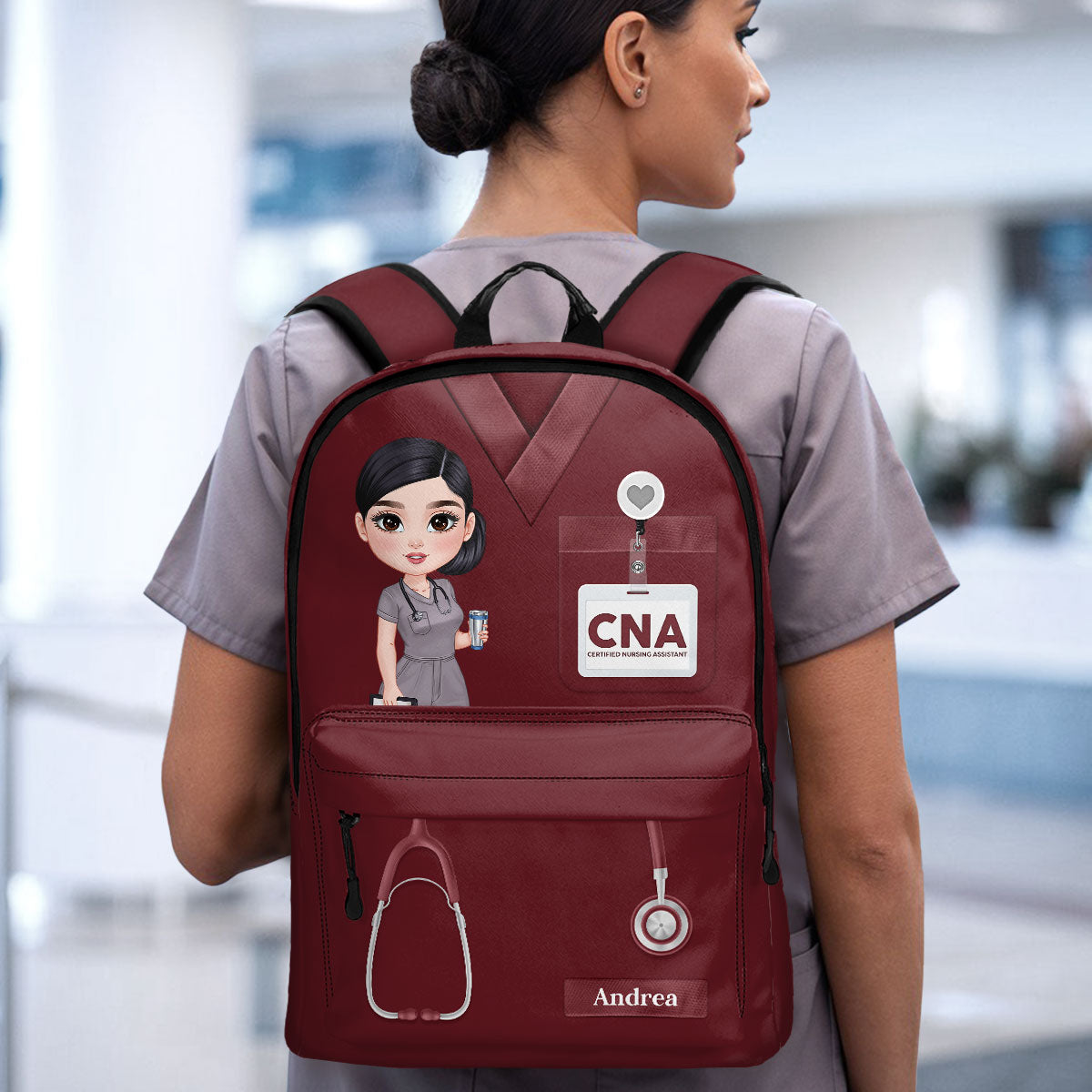 Love Nurse Life - Personalized Backpack