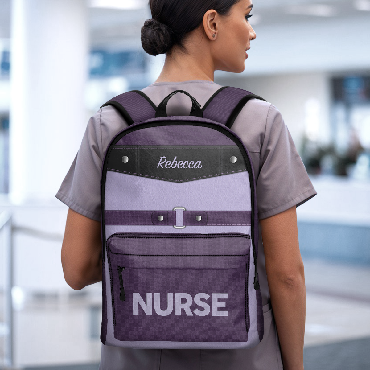 Simple Nurse Life - Personalized Backpack