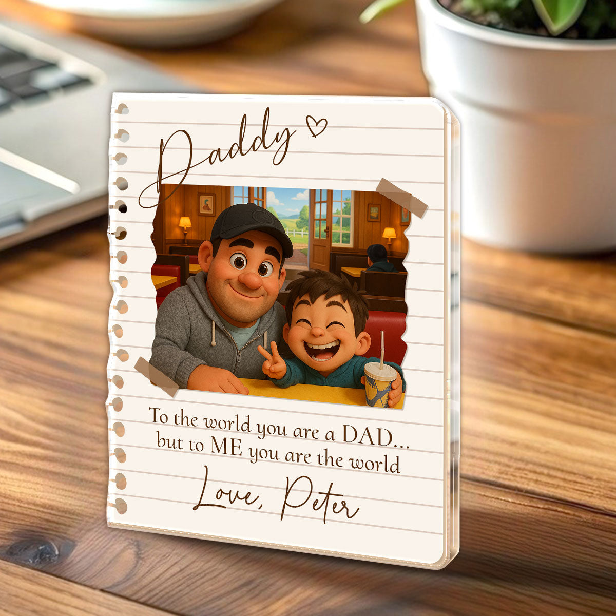 You Are The World - Personalized Acrylic Plaque