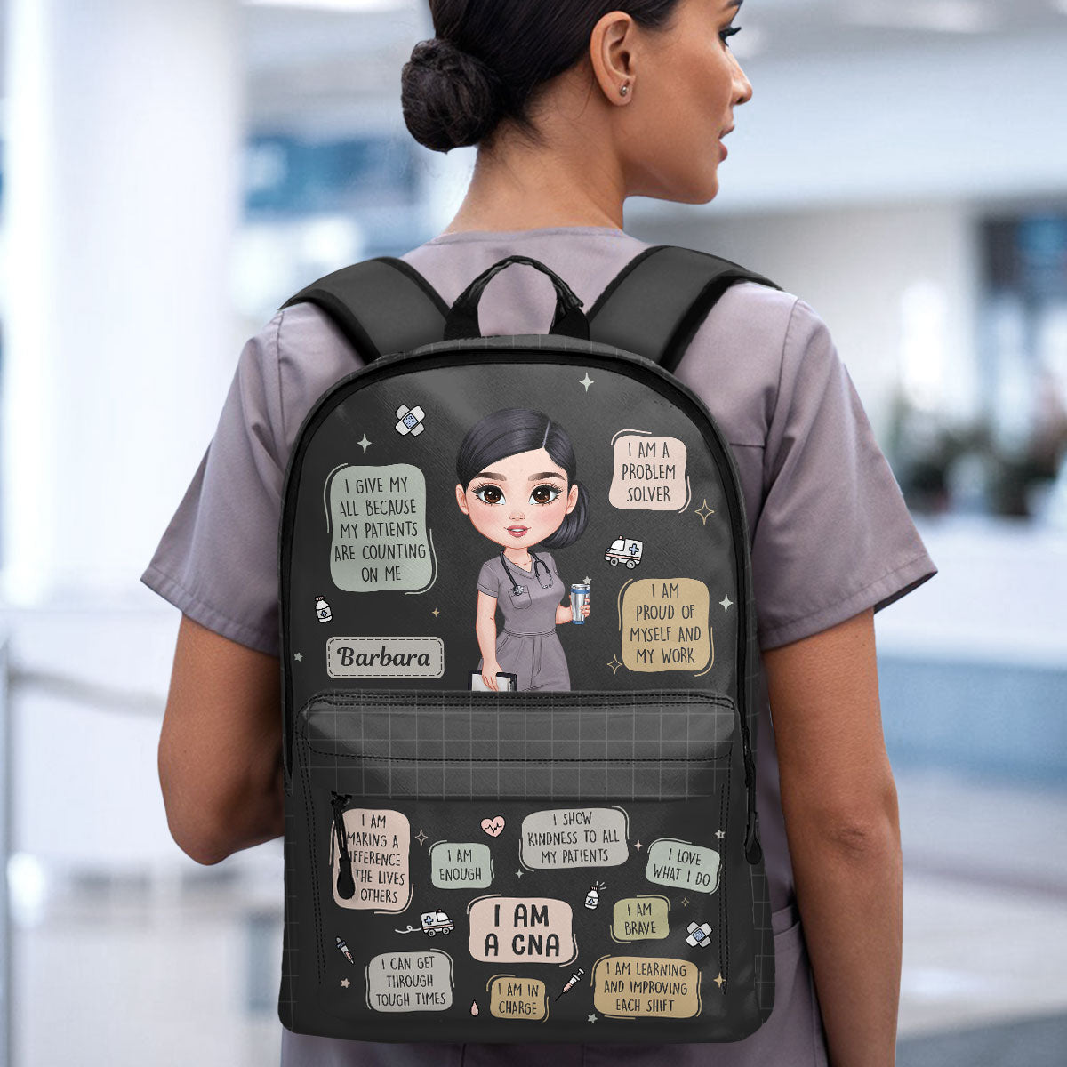 Nurse Affirmations - Personalized Backpack