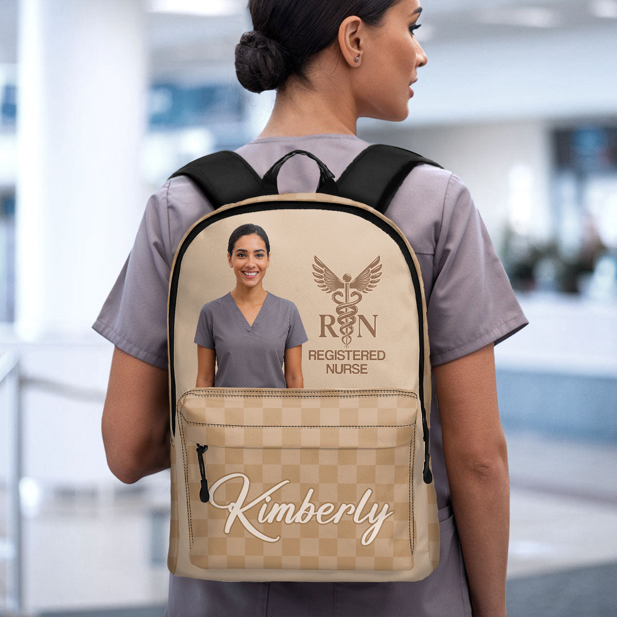 Daily Nurse Life Photo - Personalized Backpack