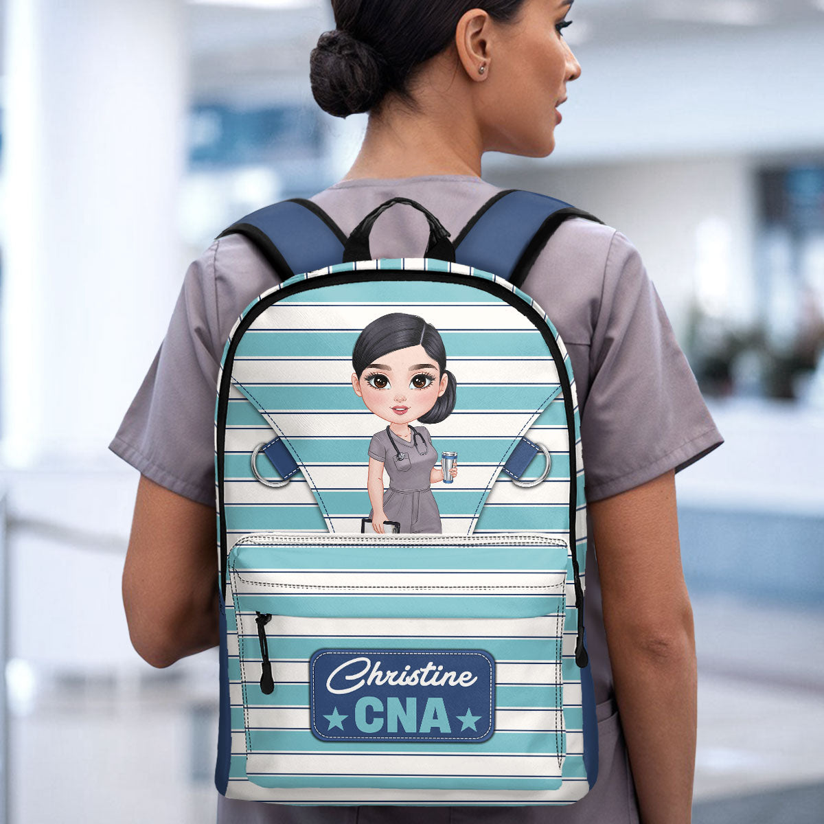 Nurse Summer Vibe - Personalized Backpack