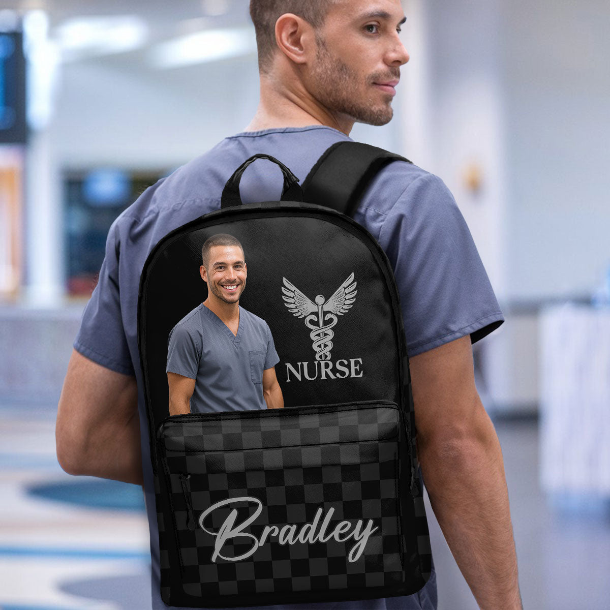 Daily Nurse Life Photo - Personalized Backpack
