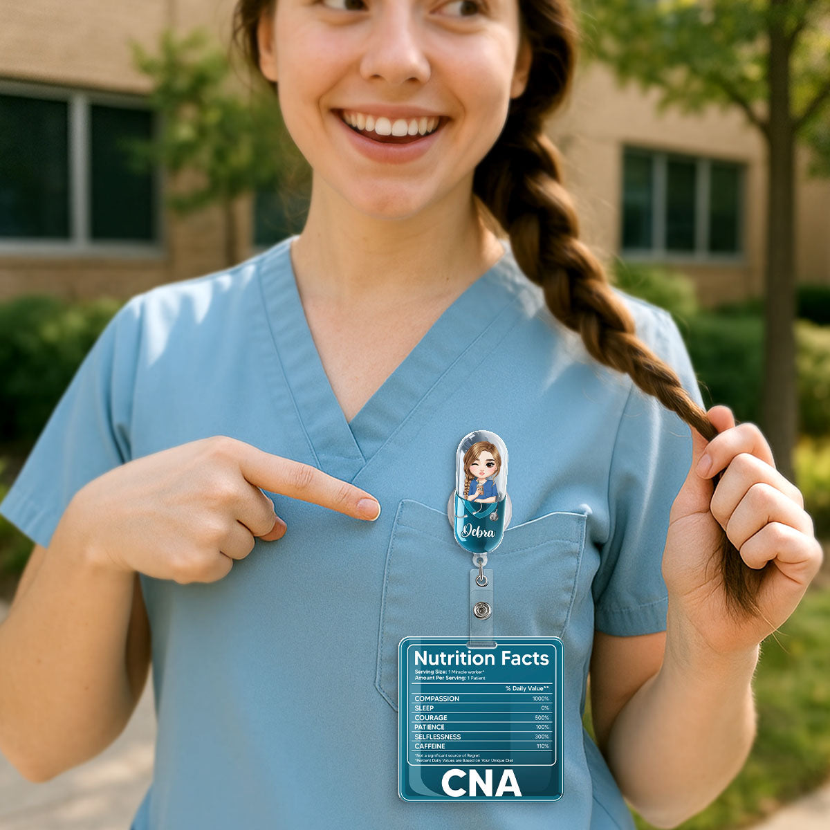 Nurse Pills - Personalized Nurse Badge Reel & Buddy Set