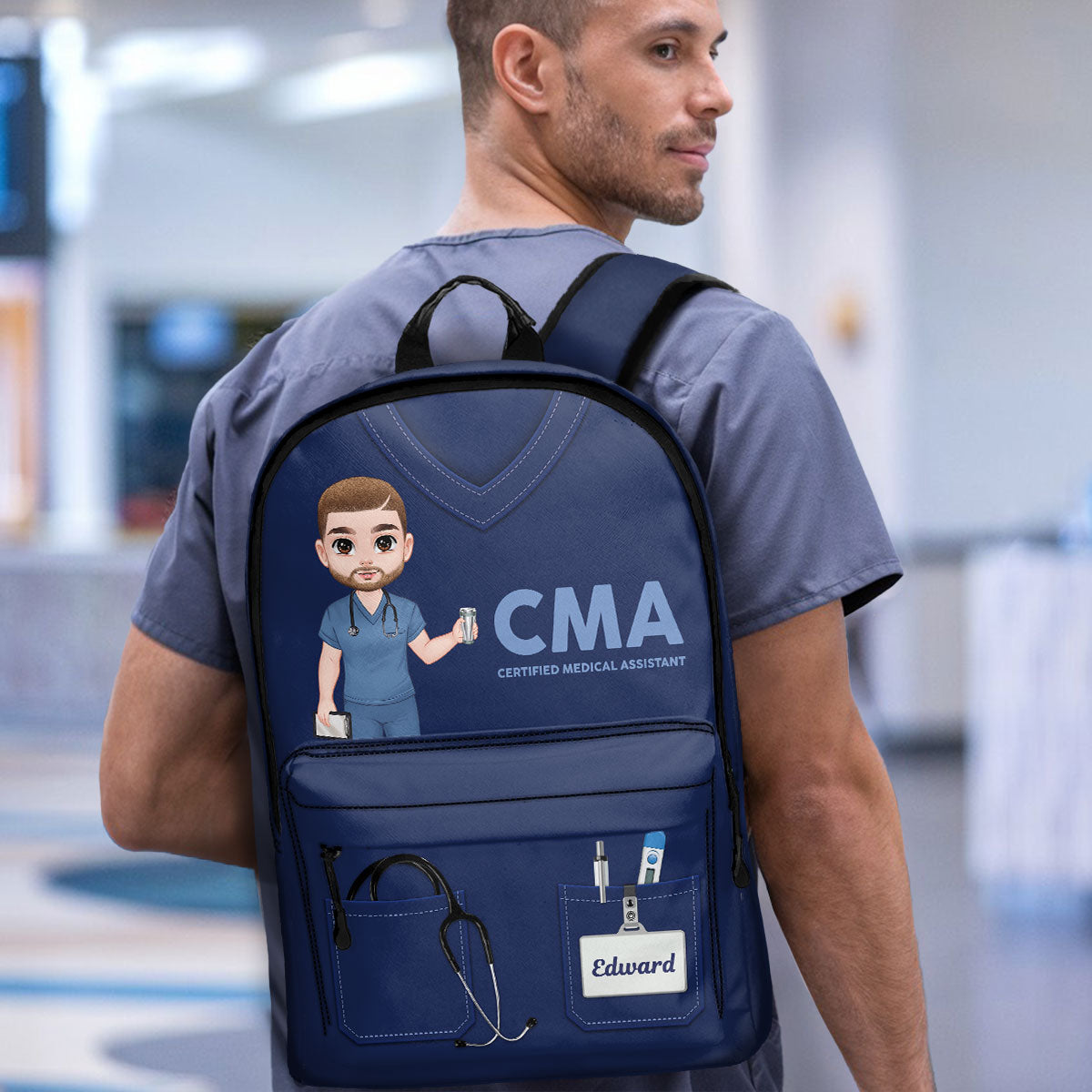 Nurse Uniform - Personalized Backpack