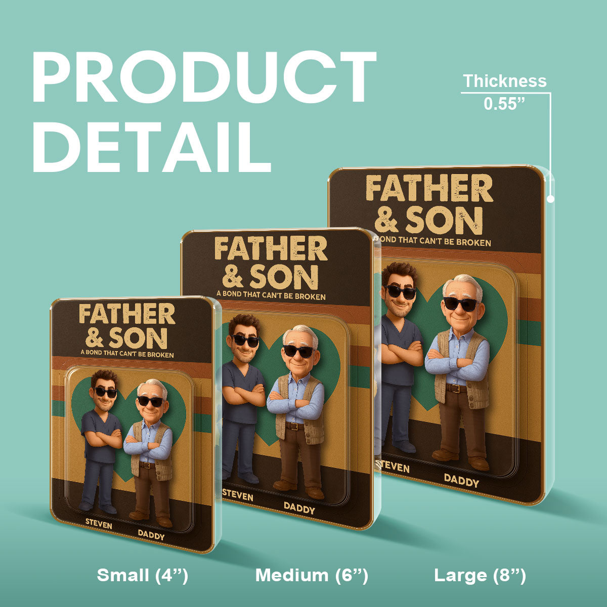 Father & Daughter - Personalized Acrylic Plaque