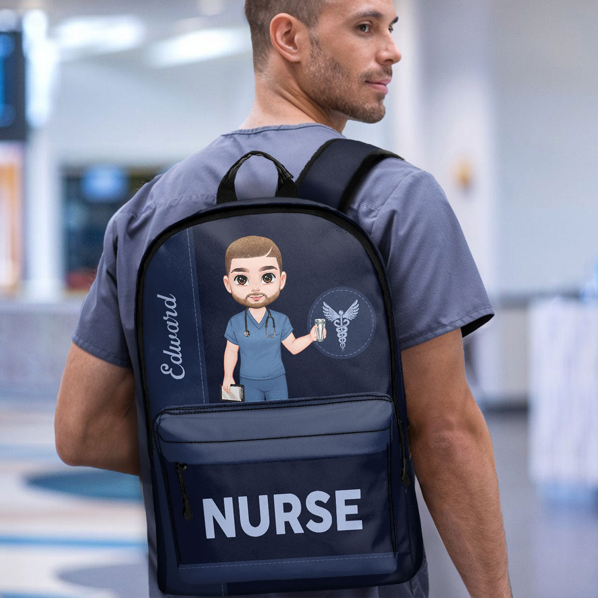 Elegant Nurse Life - Personalized Backpack
