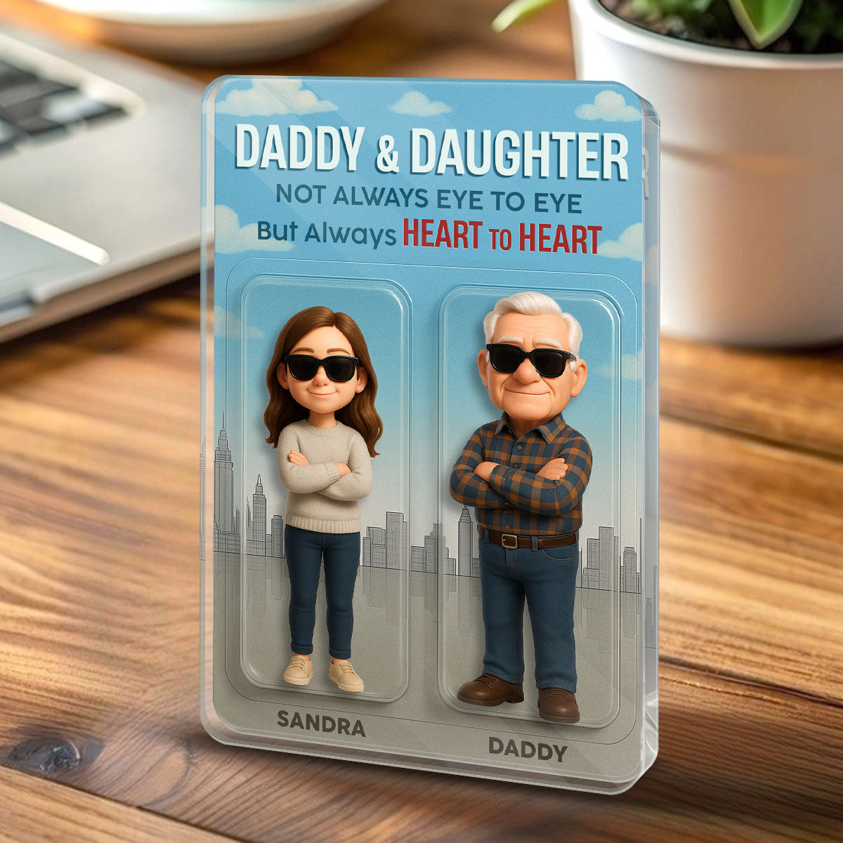 Daddy & Son - Personalized Acrylic Plaque