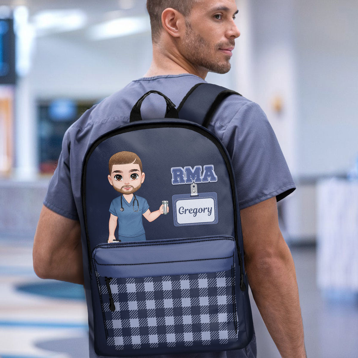 Fancy Nurse - Personalized Backpack