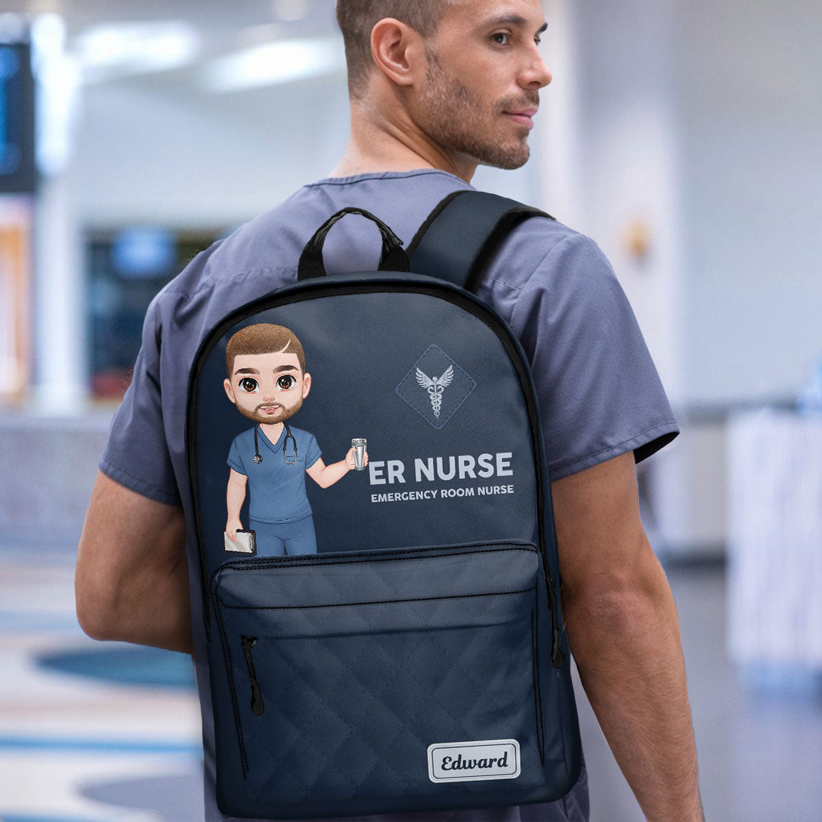 Nursing Gentle - Personalized Backpack