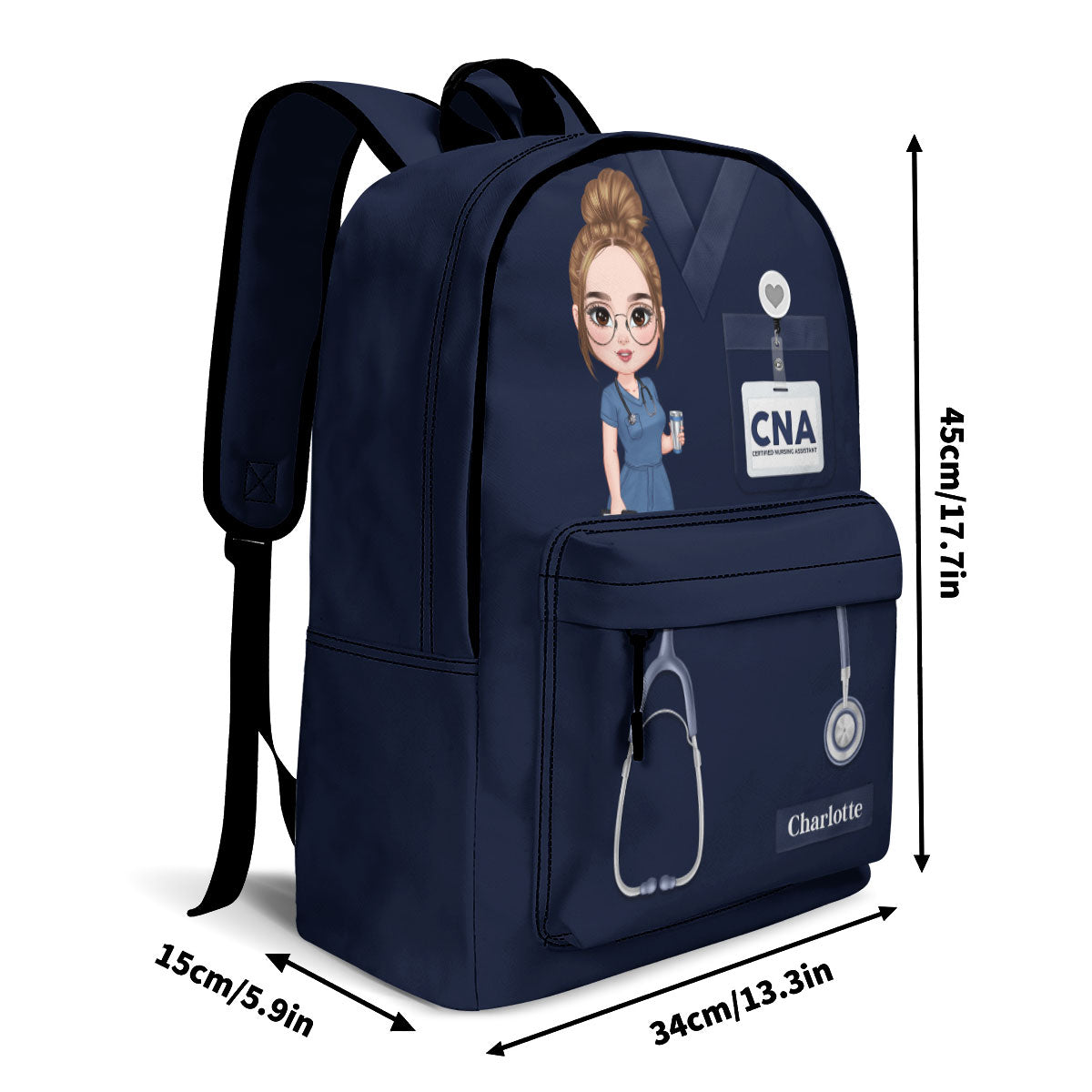 Love Nurse Life - Personalized Backpack