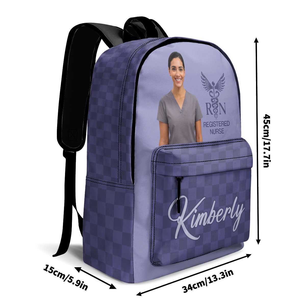 Daily Nurse Life Photo - Personalized Backpack