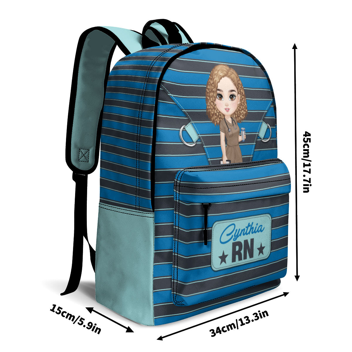 Nurse Summer Vibe - Personalized Backpack