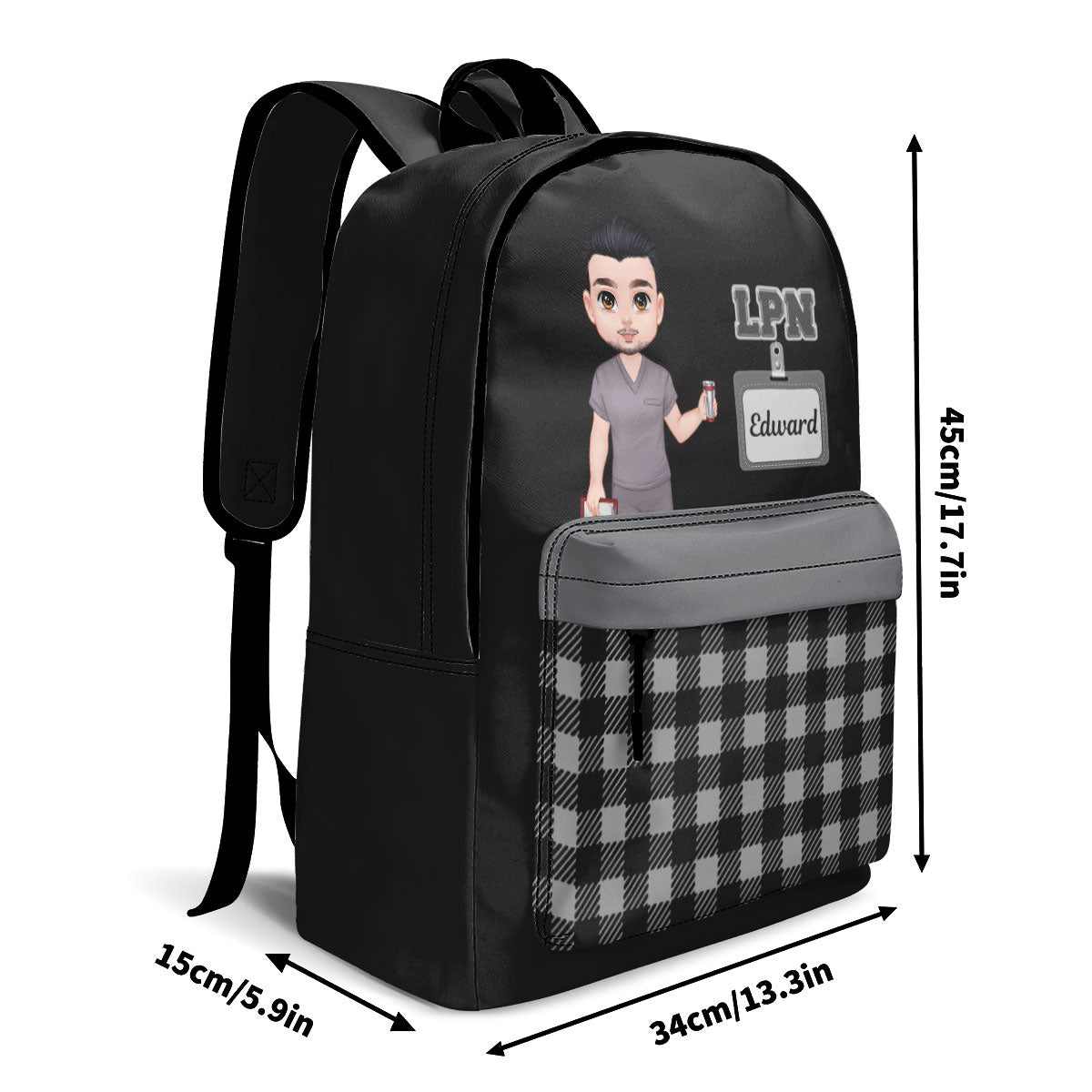 Fancy Nurse - Personalized Backpack