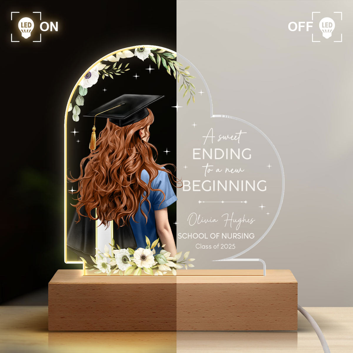 A New Beginning - Personalized LED Light