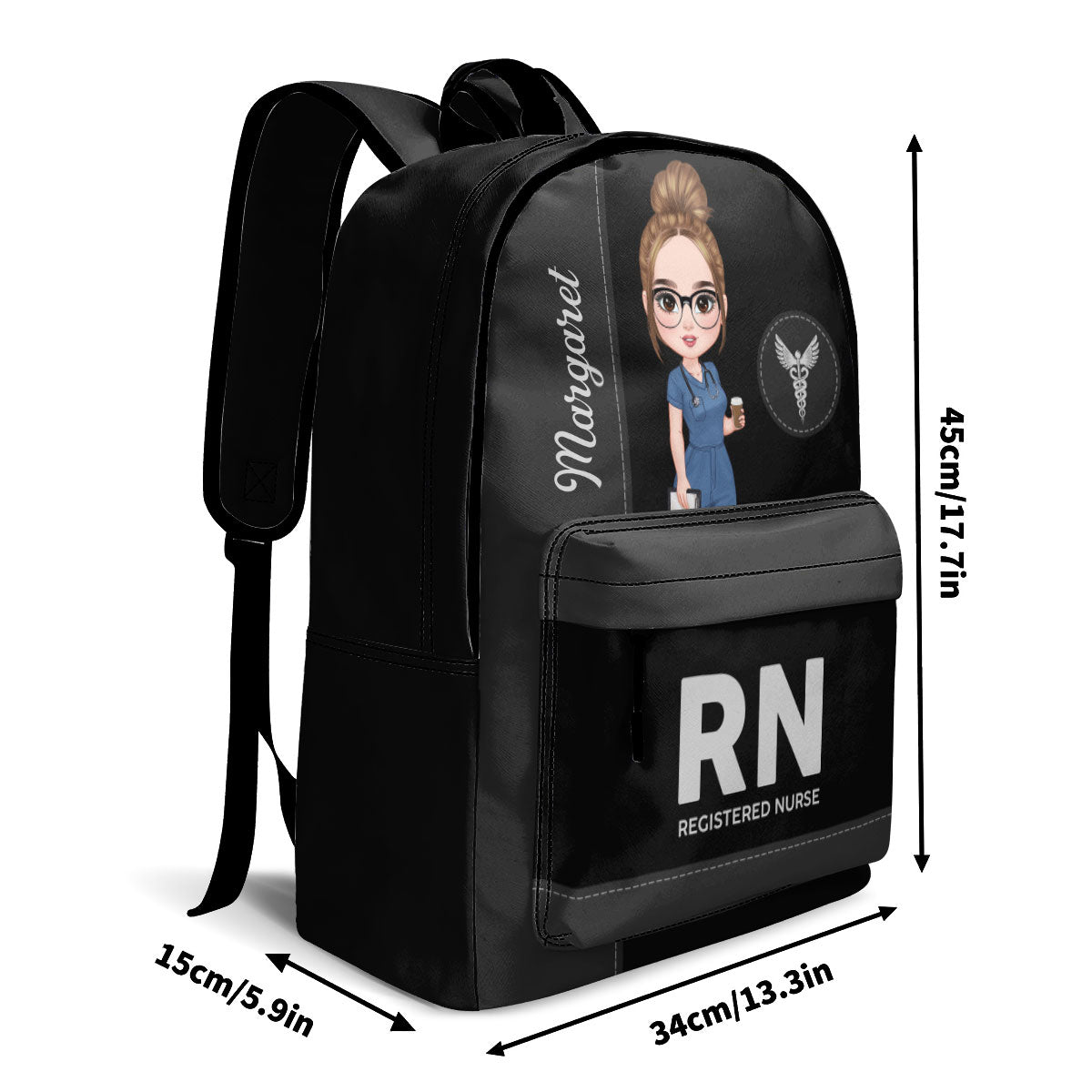 Elegant Nurse Life - Personalized Backpack