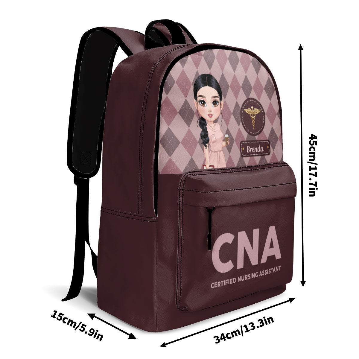 Nurse Happy Life - Personalized Backpack