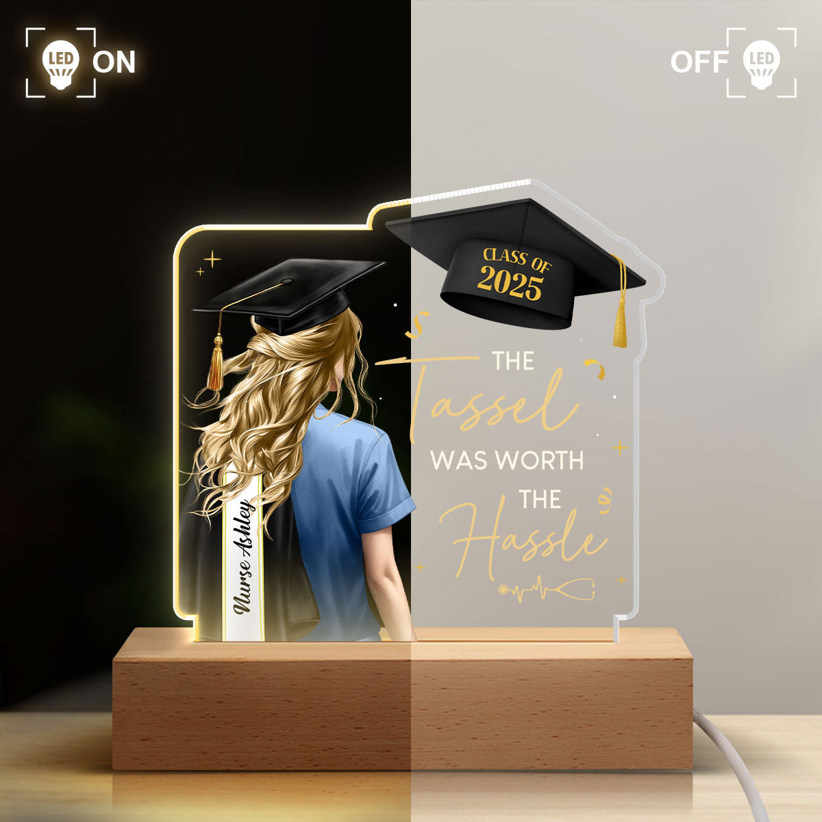 Dream Nurse Graduation - Personalized LED Light