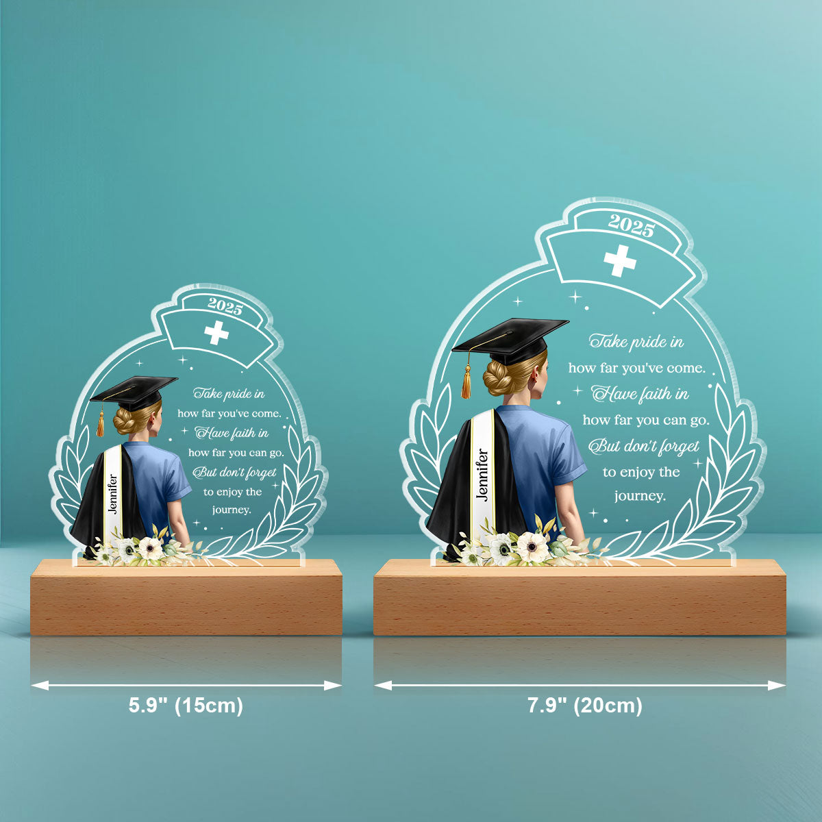 Pride Nurse Graduation - Personalized LED Light