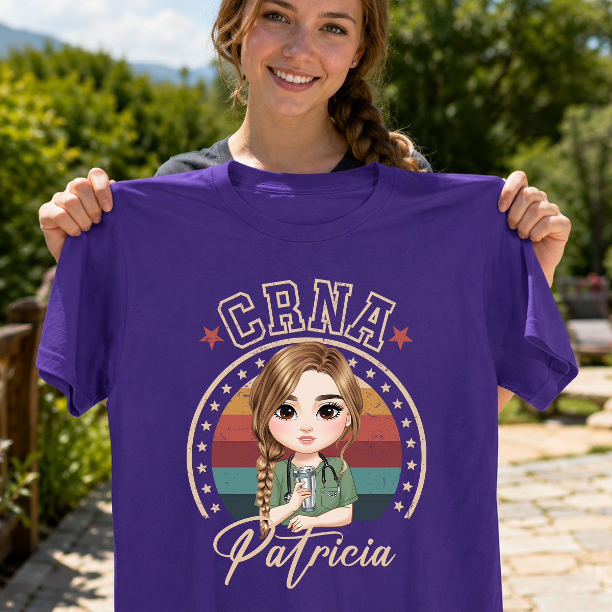 Retro Nurse Style - Personalized Custom Nurse T-shirt, Hoodie, Sweatshirt