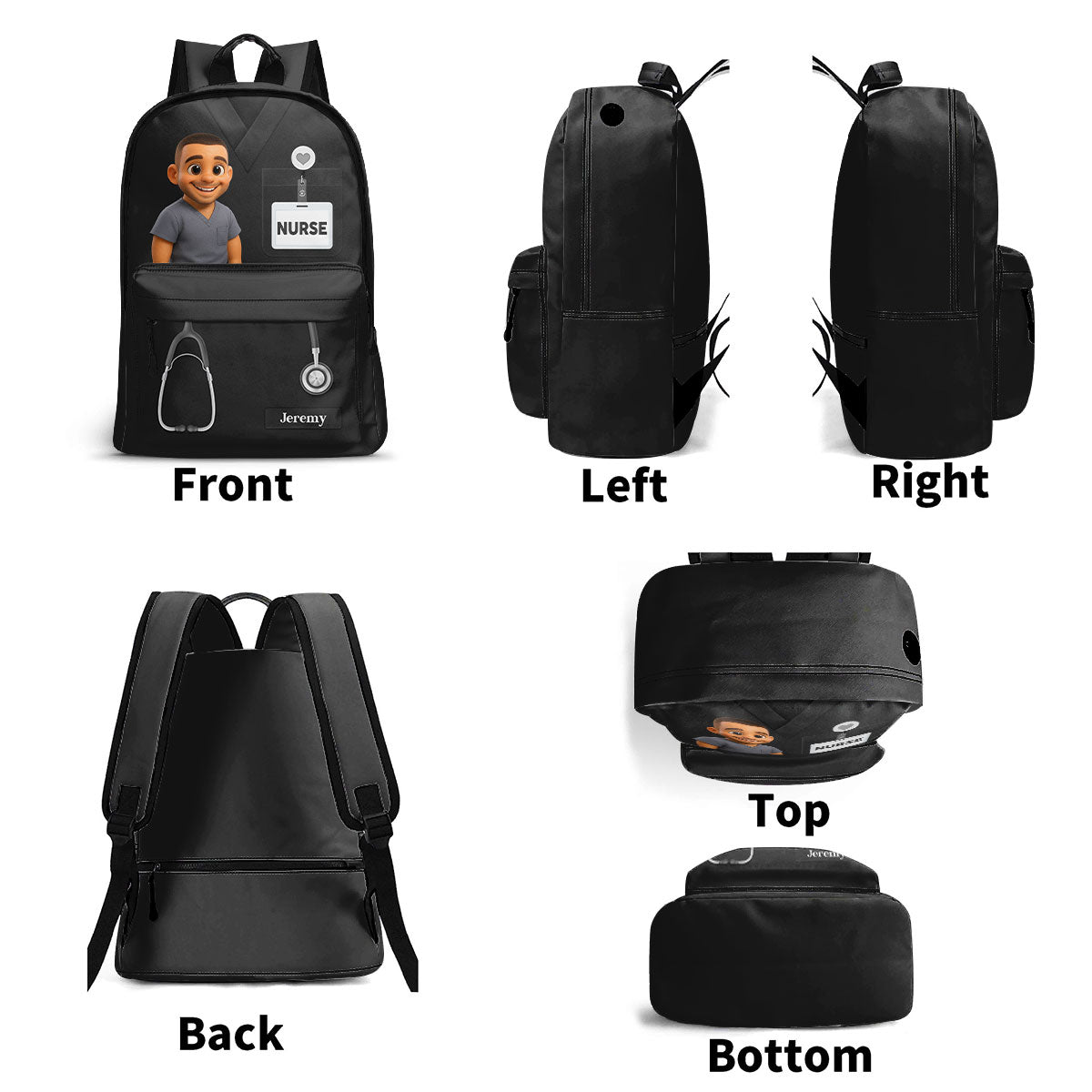 Love Nurse Life Photo - Personalized Backpack