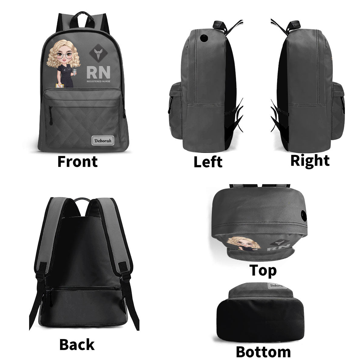 Nursing Gentle - Personalized Backpack