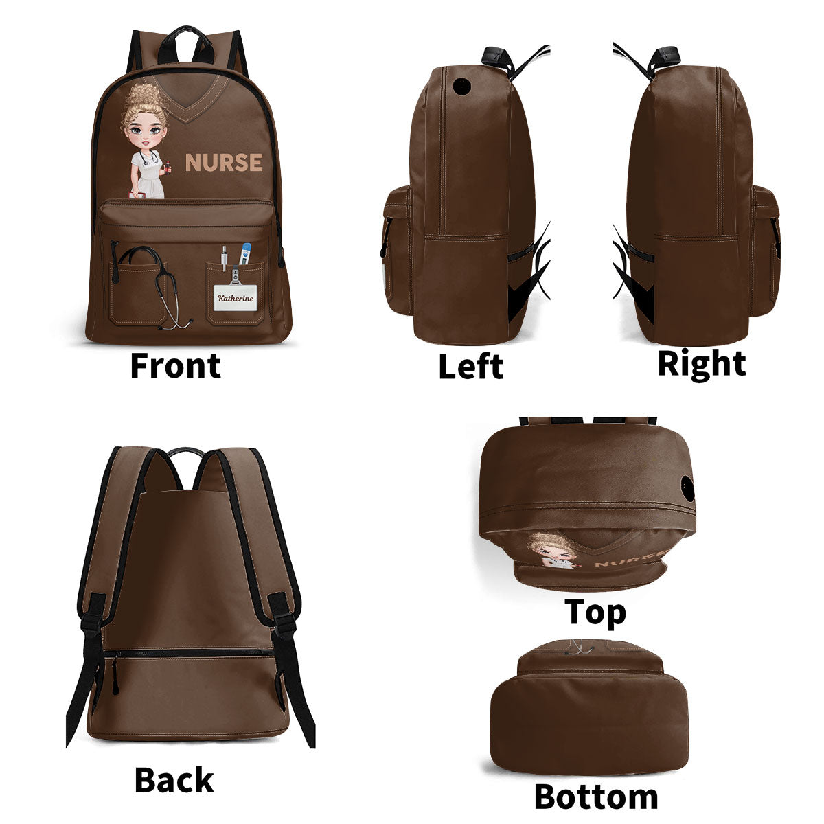 Nurse Uniform - Personalized Backpack