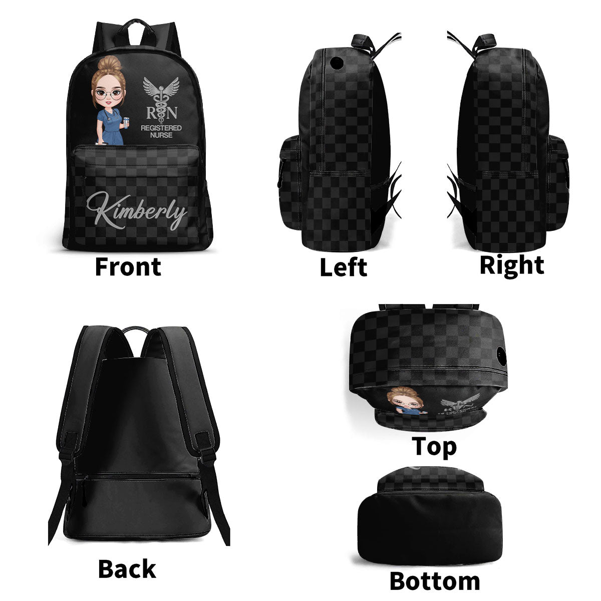 Daily Nurse Life - Personalized Backpack