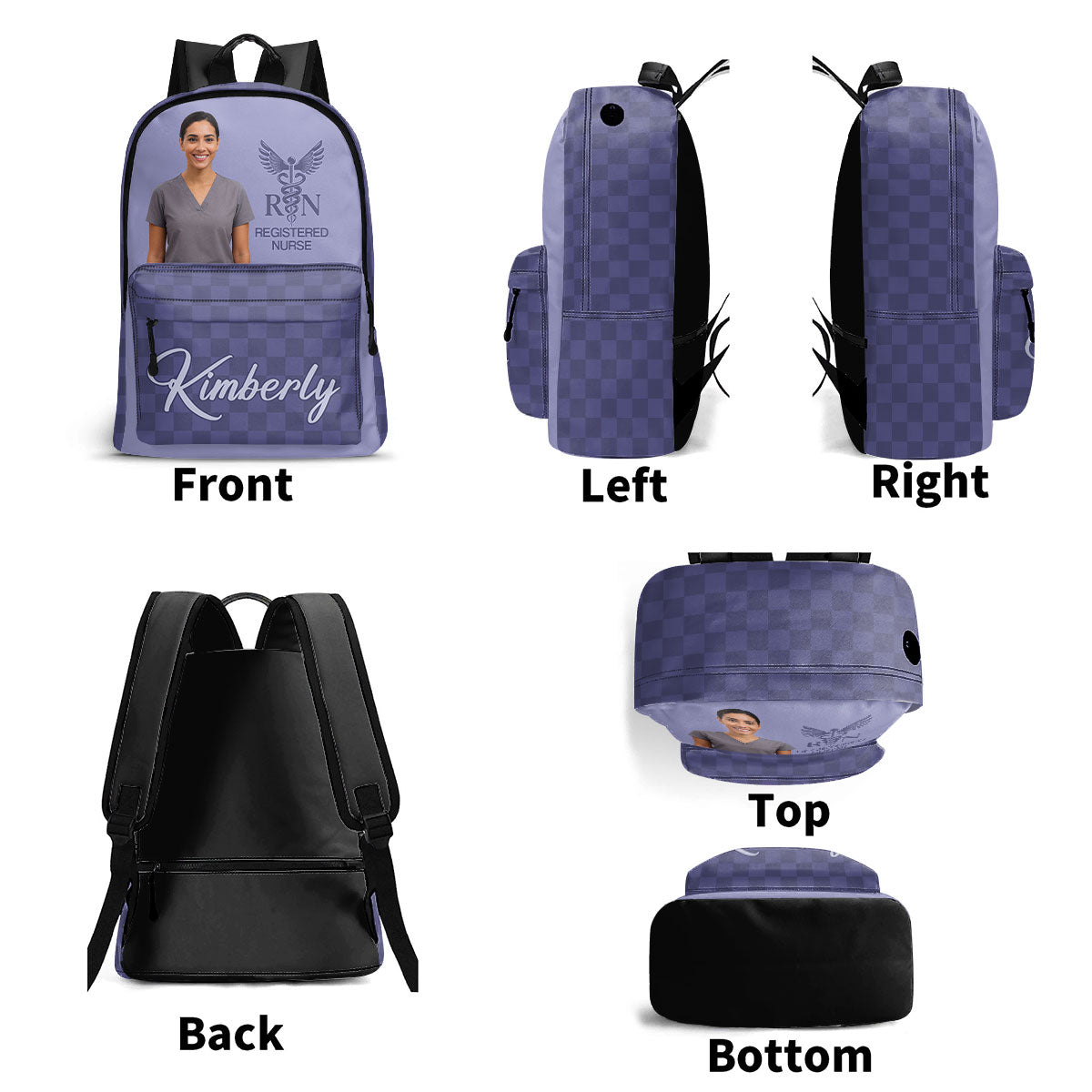 Daily Nurse Life Photo - Personalized Backpack