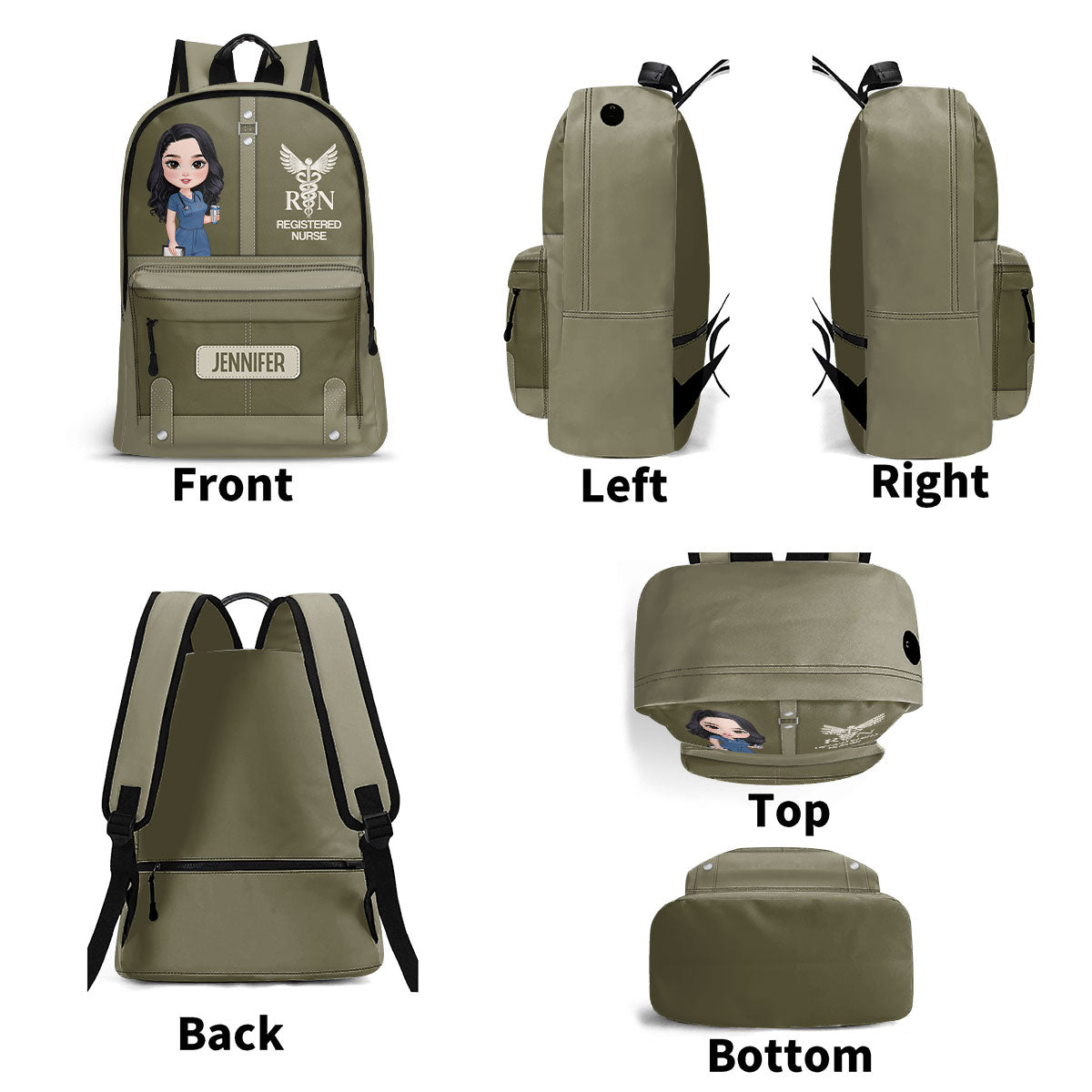 Nurse Like This - Personalized Backpack