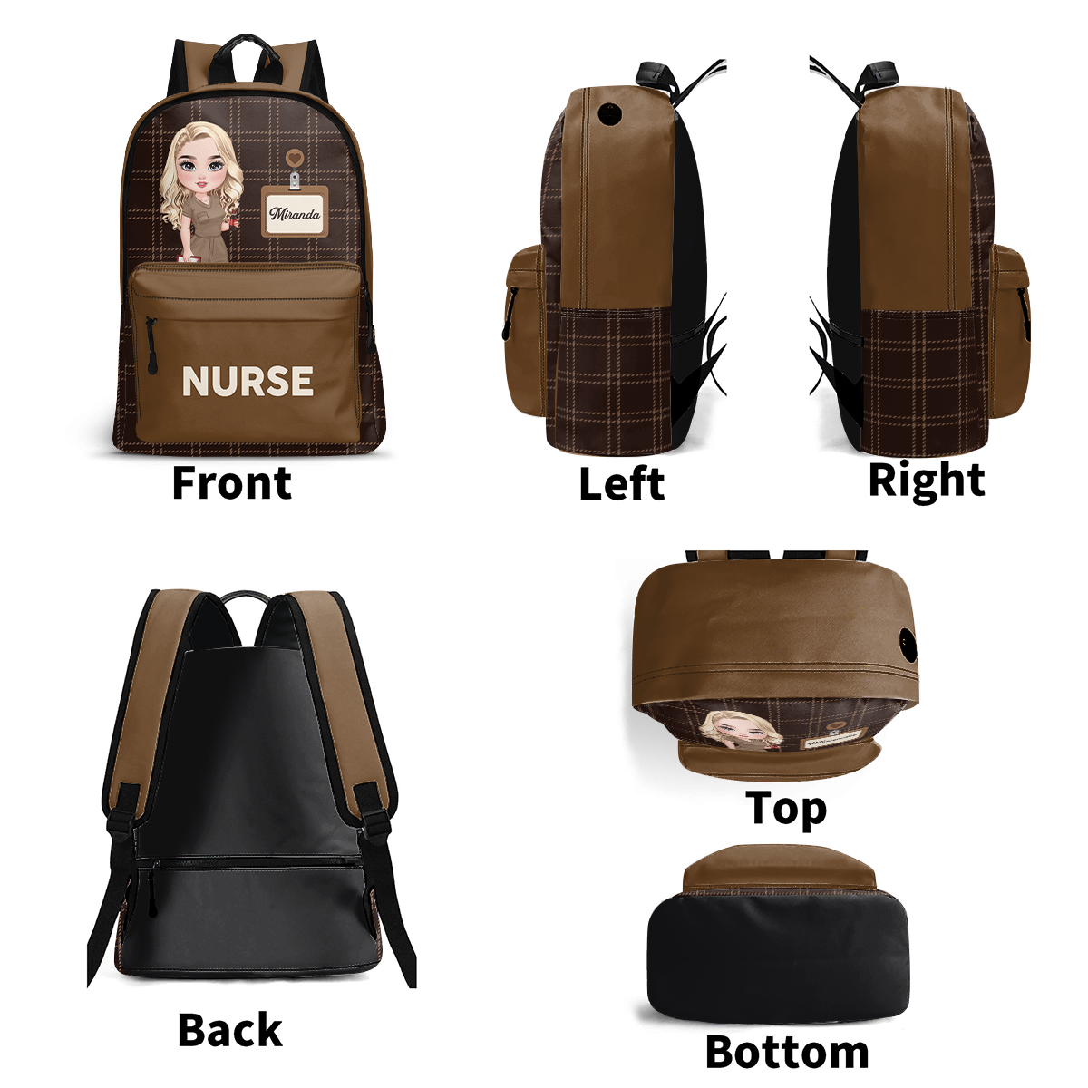 Amazing Nurse Life - Personalized Backpack