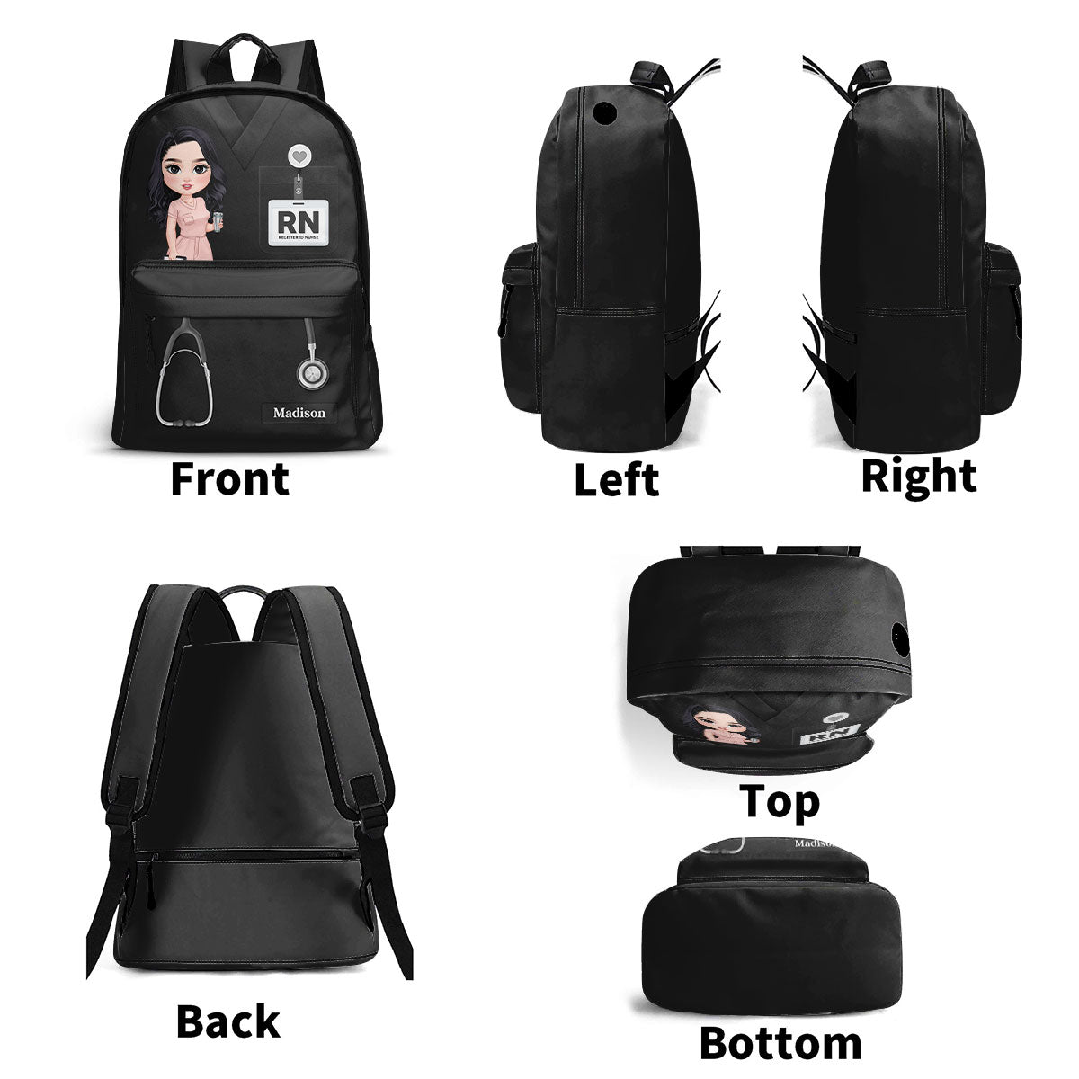 Love Nurse Life - Personalized Backpack