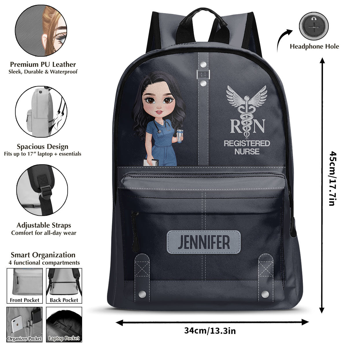 Nurse Like This - Personalized Backpack