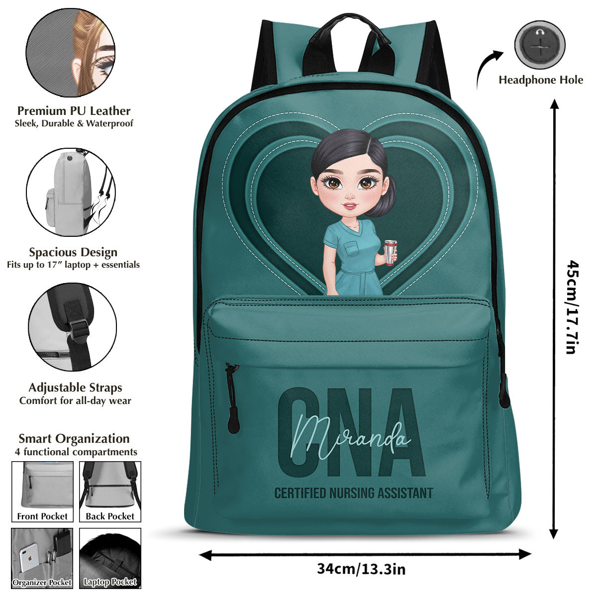 The Scrub Life - Personalized Backpack