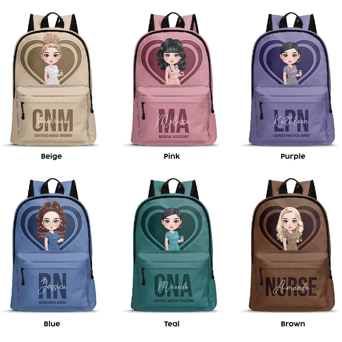 The Scrub Life - Personalized Backpack