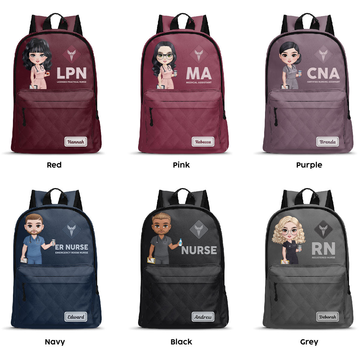 Nursing Gentle - Personalized Backpack