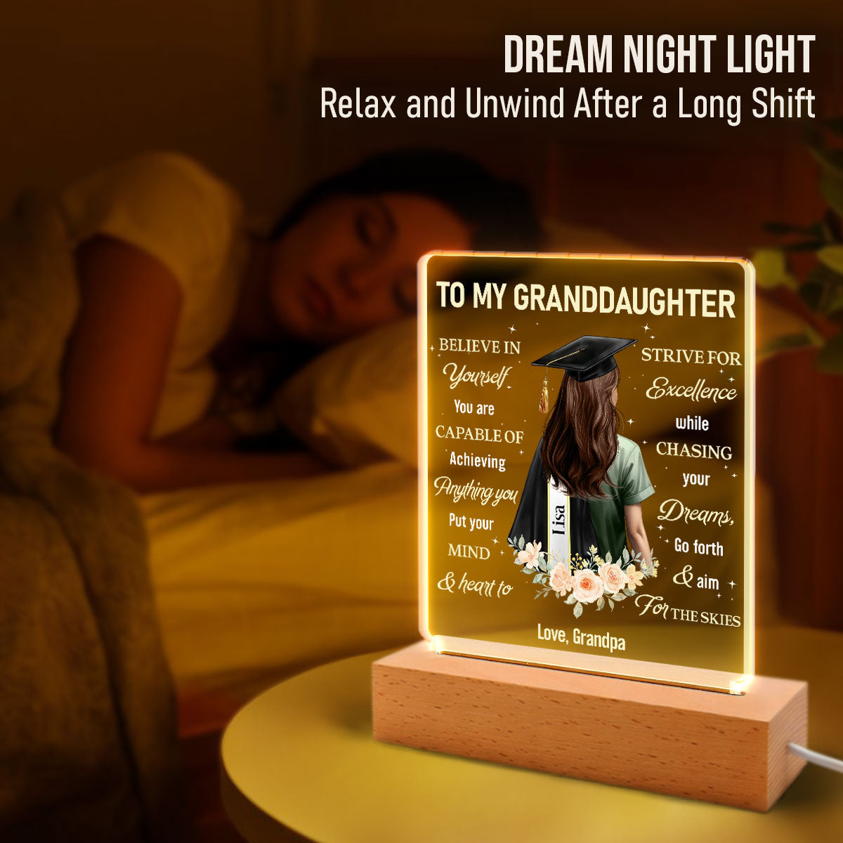 Believe In Yourself - Personalized LED Light