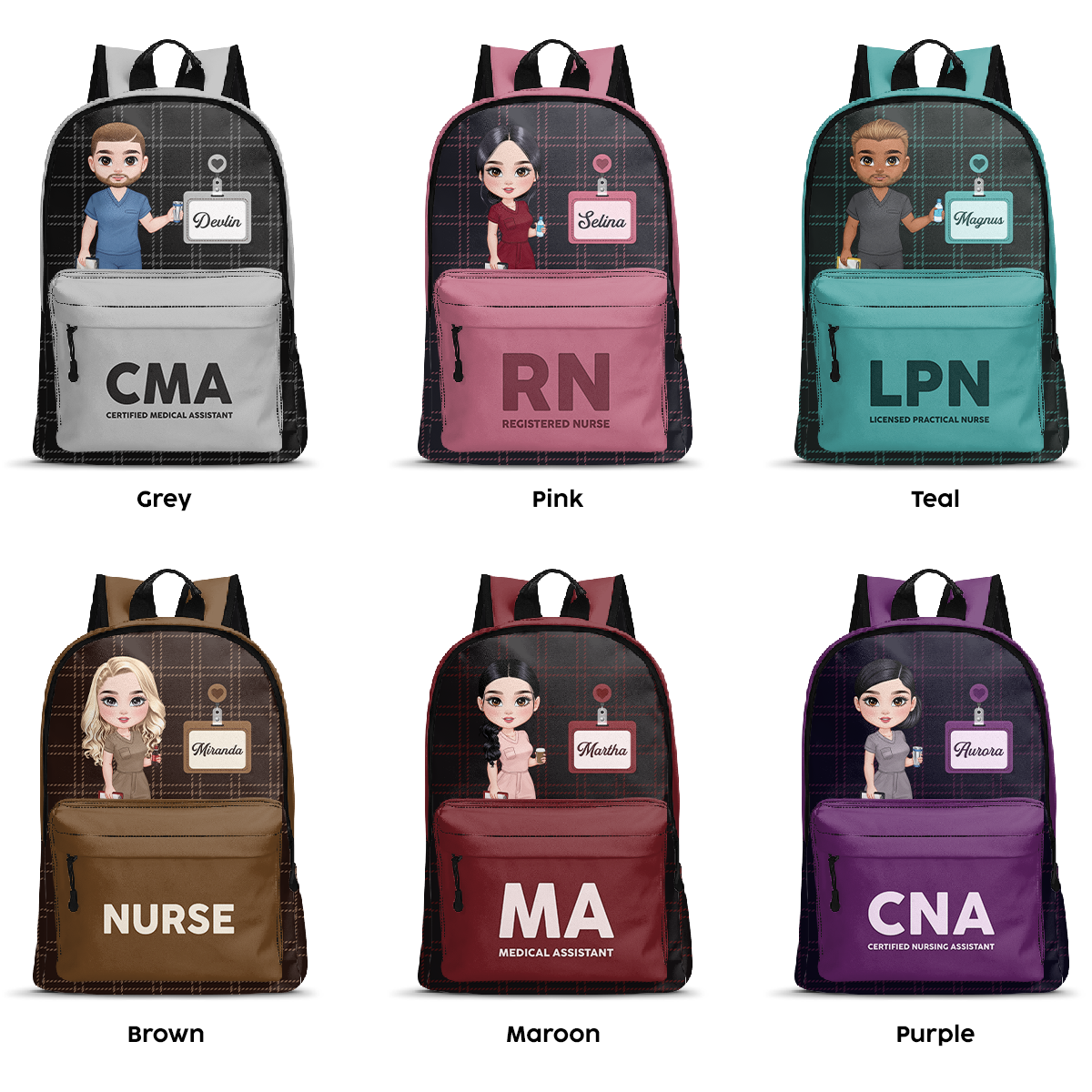 Amazing Nurse Life - Personalized Backpack