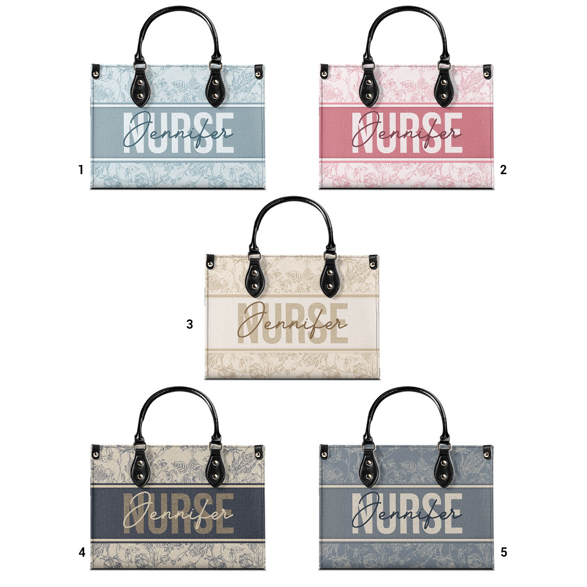 Right Nurse - Personalized Custom Leather Handbag