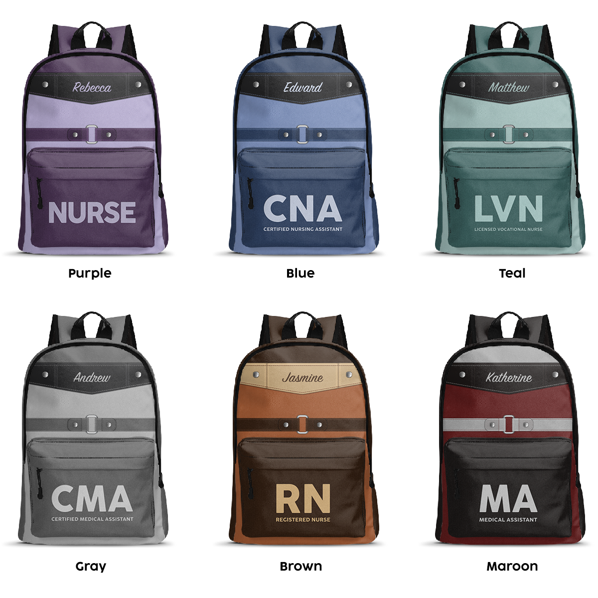 Simple Nurse Life - Personalized Backpack