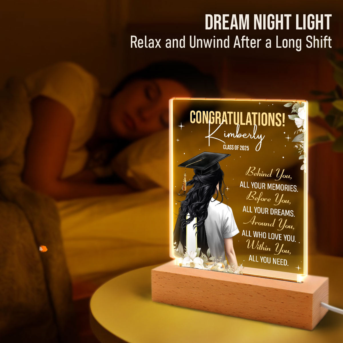 Sparkle Nursing Graduation - Personalized LED Light